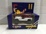 Corgi Junior JEEP CABRIO WHITE MIB, 1984 Made in Great Britain
