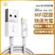 D8 APPLE MFI認證 Lightning 傳輸充電線-100cm For iPhone 12/12 mini/12 Pro/12 Pro Max/11/11 Pro/11 Pro Max / XS / XS Max / XR / X / 8 / 8Plus / 7 / 7 Plus / 6 / 6s / 6Plus / 6sPlus / 5 / SE / SE2 / ipad