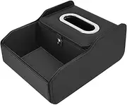 Center Console Organizer Tray - Car Armrest Box | Auto Arm Rest Tickets Boxes | Non-Slip Armrests Cup And Tissue Card Ticket Holder For Road Trips Organization Interior Accessories