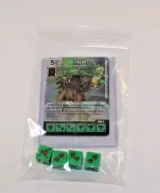 D&D Dice Masters Battle for Faerun * TREANT * CUR RARE Uncommon Set + 4 Dice