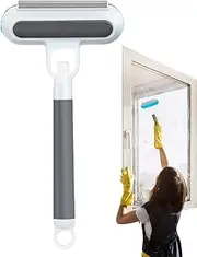 Pet Hair Removal Tool - Lint Brush | Carpet Scraper | Washable Carpets Scrapers with Handle and Brushs, Reusable Pets Remover for Furniture Clothing Bed Upholstery Laundry Surfaces