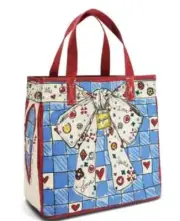 Brighton NWT $150 LOVE SPARKLE Multi-Use Large Heavy Canvas Tote Bag Tom Clancy