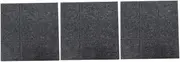 KALLORY Office Bulletin Boards 3pcs Adhesive Felt Message Boards Wall Artworks for Home School