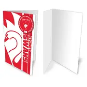Sydney Swans AFL Greeting Card with Team BADGE Birthday Christmas Fathers Mothers Day