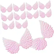 GARIOUANS 12pcs Decorative Angel Wing Props for Crafts DIY Backpack Accessories Wedding Party Ornaments Durable Cloth Wing Shape Design for Home and Event Decoration