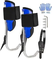 Climbing Spikes - Portable Tree Gaffs Climbing Tree Spikes | Heavy Duty Tree Climbing Shoes, Tree Harness Climbing Kit for Outdoor Jungle
