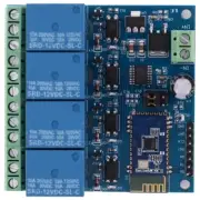 12V 4CH Remote Control Switch Bluetooth Relay Module for Android Mobile5793
