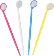 NAMOARLY 20Pcs Oral Cavity Mirrors for Tools Individually Sterilized Smooth Edges for Safe Use for Hygiene Inspections
