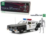 Greenlight 19042 1977 Dodge Monaco Metropolitan Police w/ T-800 Terminator 1/18