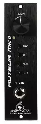Black Lion Audio Auteur MKII 500 Series Microphone Preamp (3-pack) Bundle