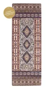 Yogi Peace Club ‘Dessert Sand’ Yoga Mat 3.5mm Non Slip 68” X 24” Natural Rubber