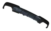 For BMW 5er F10 F11 2010-17 With M-PACKET Diffuser Rear Diffuser L+R Black Gloss