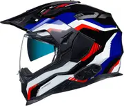 Nexx X.Wed 2 Columbus Helmet, black-red-blue, Size S for Men Black Red Blue