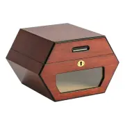Don Salvatore Classic Cuban Wheel Humidor Holds up to 50 Cigars, SureSeal