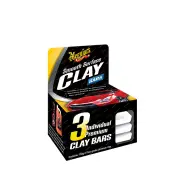 Meguiar's Smooth Surface Clay Bar 3 pack 150g G1117 Detailing Paint Clean