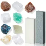 Moh'S Hardness Test Kit 11 Piece Mineral Hardness Kit Include 9 Rock Mineral