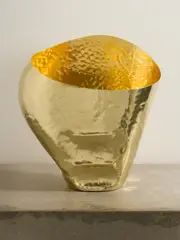 [Tom Dixon] Tom Dixon - Bash Hammered-brass Vase - Gold - One size One size Gold