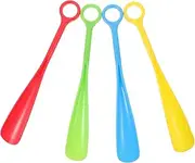 [GLSTOY] 6pcs Shoe Horn Lazy Shoe Helper Boot Horn Shoe Tongue Shoe Stick Shoe Accessories Shoehorn Long Handle Shoe Spoon Long Handle