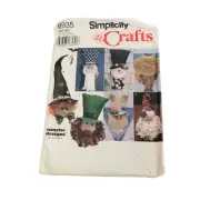 Vintage Simplicity Sewing Pattern 8935 Door Decor Santa Snowman Witch More
