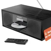 60W Bluetooth Speakers with CD Player & Remote - Enhanced Home Audio Experience