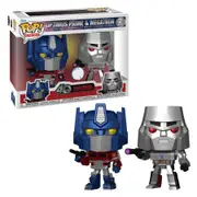 Funko POP Transformers Optimus Prime & Megatron Metallic 2 Pack Vinyl Figure