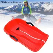 Heavy Duty Snow Sledge Toboggan Sledges Sleigh Pull Rope Handles for