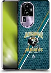 Head Case Designs Officially Licensed NFL Football Stripes Jacksonville Jaguars Logo Art Soft Gel Case Compatible with Oppo Reno10 Pro+