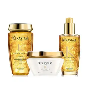 Kerastase 巴黎卡詩 金緻柔馭奢華賦活組(髮浴+髮膜+柔馭露)