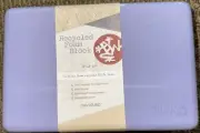 NEW SEALED Mandela Light Purple Lavender Recycled Foam Yoga Block
