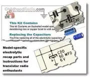 Philco T-700 T-800 Code 124 126 Recap Kit Parts & Service Documents
