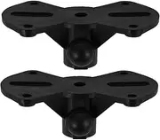 ibasenice 2pcs Speaker Bases Stable Desktop Speaker Stands Durable Support Trays for Enhanced Sound and Modern Aesthetic Fit