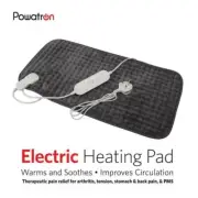 Electric Heat Pad for Back Neck Pain Cramps Relief Machine Washable 10 Levels UK