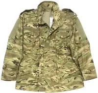 在飛比找Yahoo!奇摩拍賣優惠-M65 野戰外套 夾克 多地虎斑迷彩 復刻品 全新 SIZE