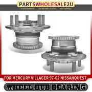 2pcs Rear Wheel Hub Bearing Assembly for Nissan Quest Mercury Villager 97-02 (for: Nissan)