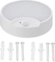 Motion Sensor White LED Ceiling Light Wireless Battery Powered for Closet Pantry Stairs Bright Indoor Lighting