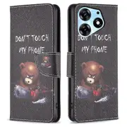 Pattern Pu Leather Stand Flip Cover For Tecno Spark 10 Pro, Wallet Design Phone Case