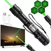 [Professional] Rechargeable Green Line Light Flashlight Long Distance Range for