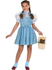 Wizard Of Oz Dorothy Classic Girls Fancy Dress Up Party Costume