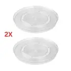 Lazy Susan 2 x Clear Storage Turntable Kitchen Pantry Carousel Storage Organise