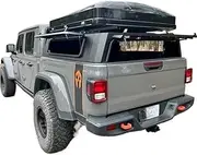 ALCYBD Best 4Wd Steel with Windows Pickup Topper Hardtop Canopy Hardtop Prevent Dust and Water Tonneau Cover Camper Shell Compatible for Jeep Gladiator