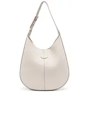Tod's Light Beige Pebbled Shoulder Bag