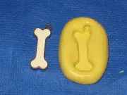 Dog Bone Charm Silicone Push Mold 134 For Resin Clay Candy Jewelry Fondant