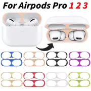 Dust-proof Scratchproof Sticker for Airpods Pro 1 2 3 Earphone Metal Cover Film
