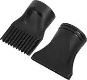2Pcs Hair Dryer Attachment Diffuser and Nozzle for Enhanced Curls Frizz Reduction and High Temperature Resistance Compatible with Hair Dryer Brands