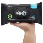 DUDE Wipes Flushable Wipes - 3 Pack 144 Wipes - Unscented Extra-Large