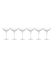 [Krosno] Harmony Champagne Coupe Set of 6 280ml Gift Boxed