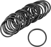 uxcell O-Rings Nitrile Rubber 30mm Inner Diameter 35mm OD 2.5mm Width Round Seal Gasket 25 Pcs