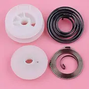 Replace Recoil Rewind Starter Driver Pulley Spring Kit for Husqvarna 128LD 128C 128CD 128R Gas Line Lawn Trimmer Edger Brush Cutter Part
