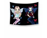 Two Fairies Sisters Hope and Despair Tapestry Wall Art Prints