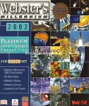 Websters Millenium PLATINUM ENCYCLOPEDIA on x5 CDs for WIndows PC Software NEW